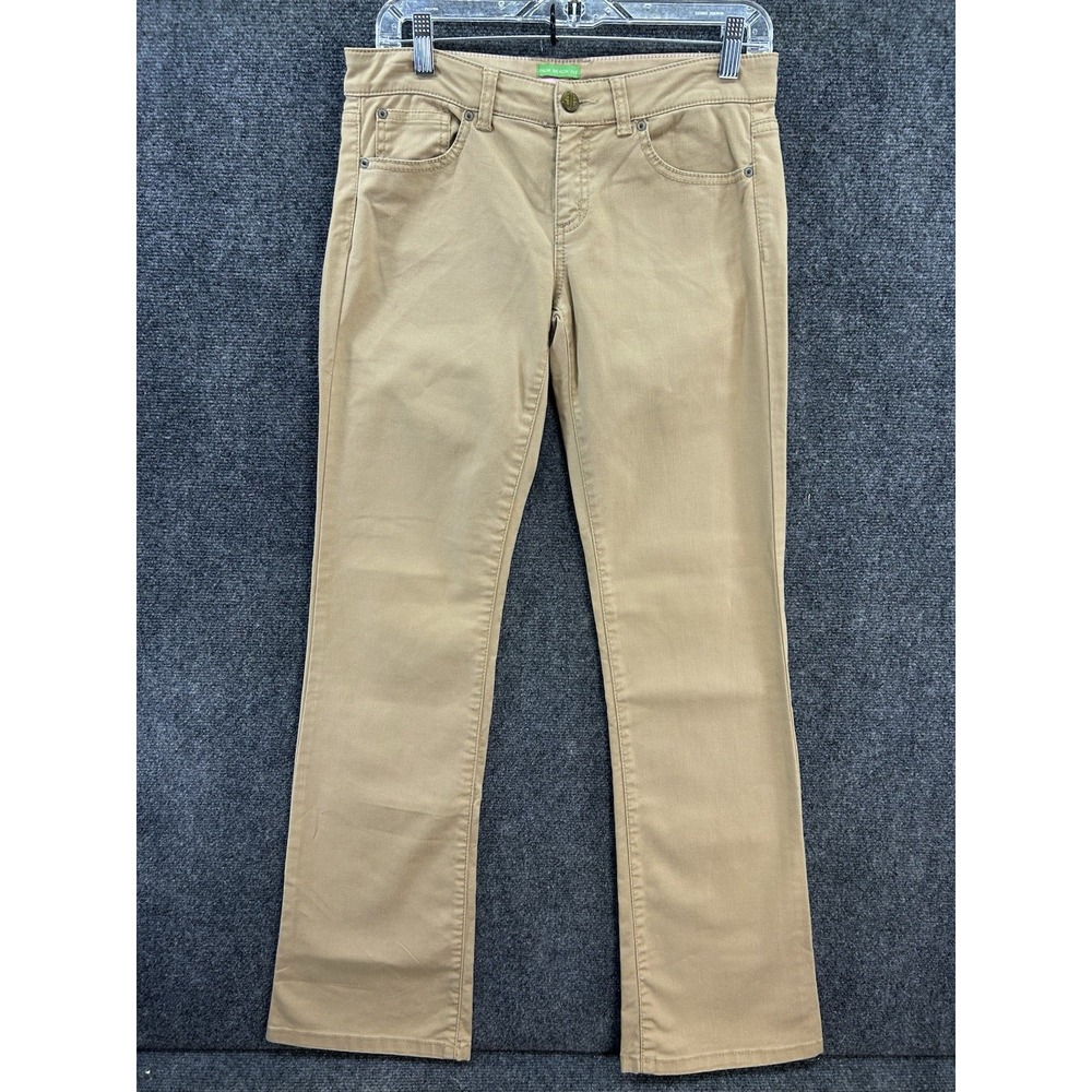 Lilly Pulitzer Palm Beach Fit Khaki Stretch Pants Womens 4 Cotton Quiet Luxury